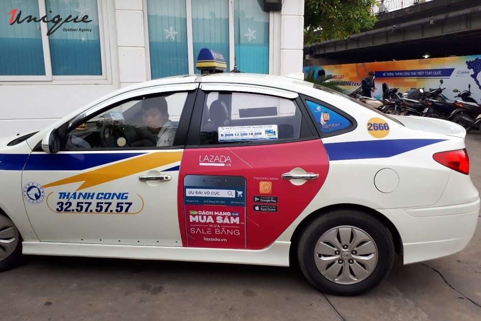 báo giá quảng cáo taxi thành công