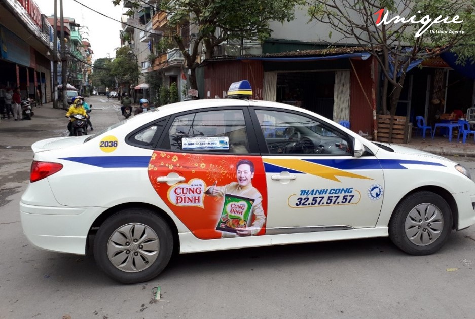 báo giá quảng cáo taxi thành công