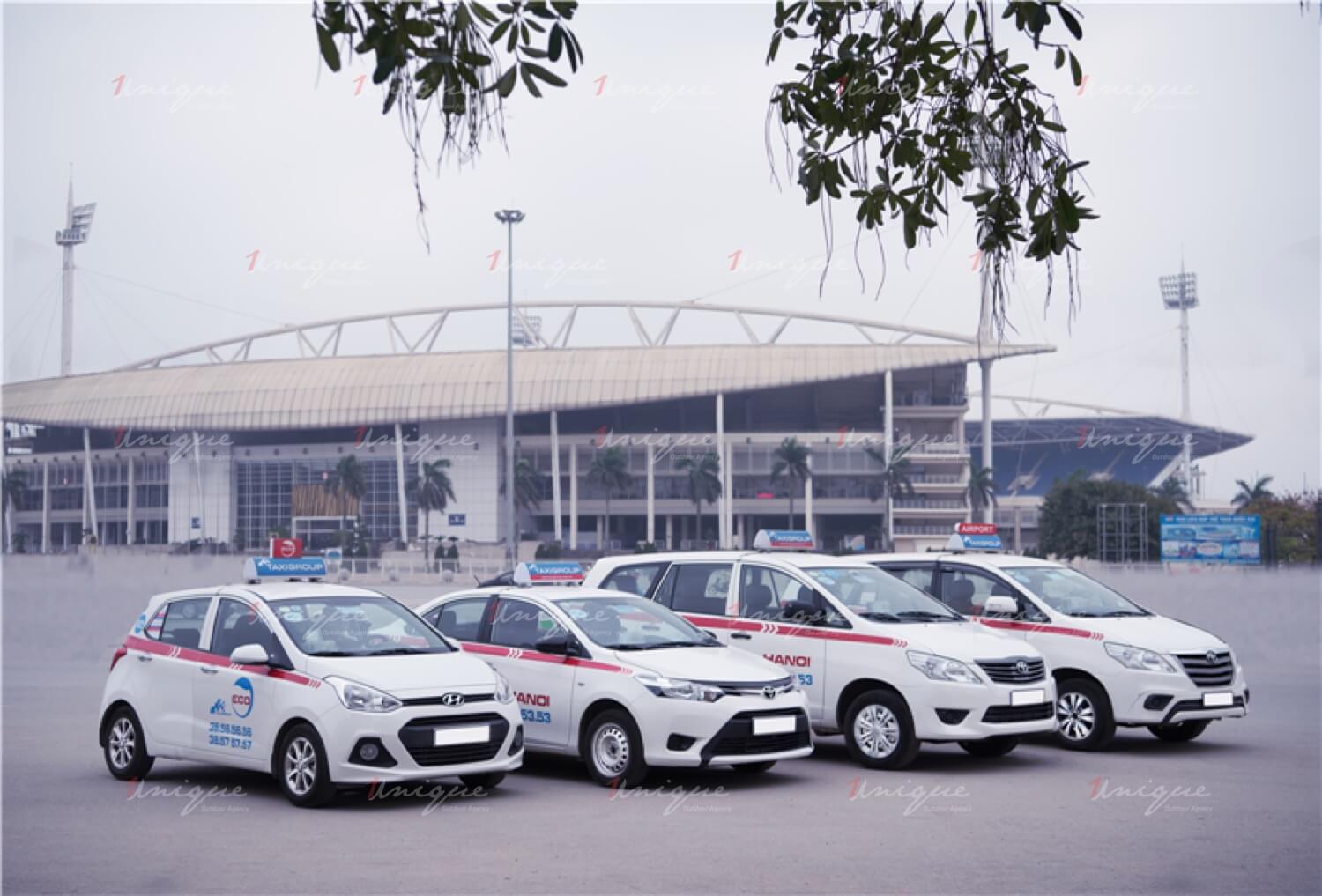 Quảng cáo trên taxi Group