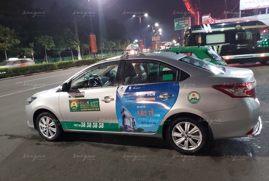 quảng cáo taxi tại bình phước