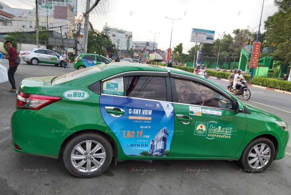 quảng cáo taxi tại cao bằng