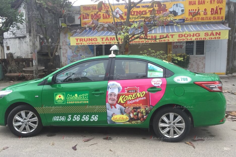 quảng cáo taxi tại sơn la