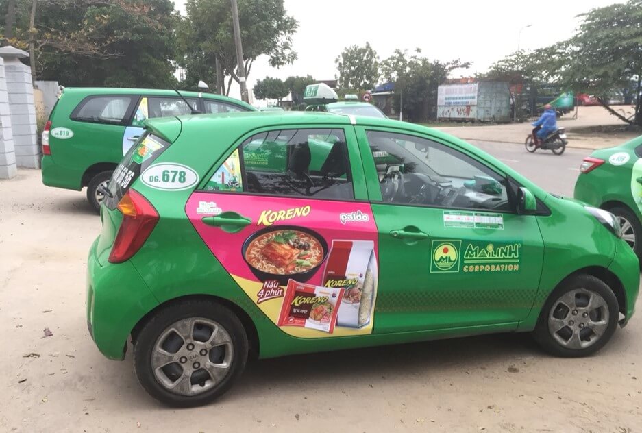 quảng cáo taxi tại sơn la