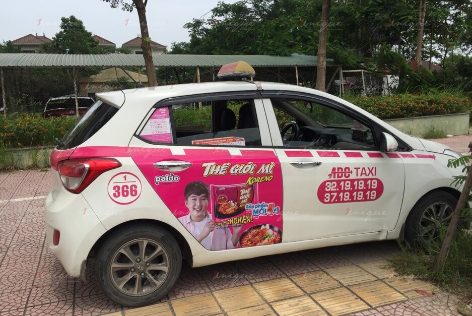 quảng cáo taxi ABC