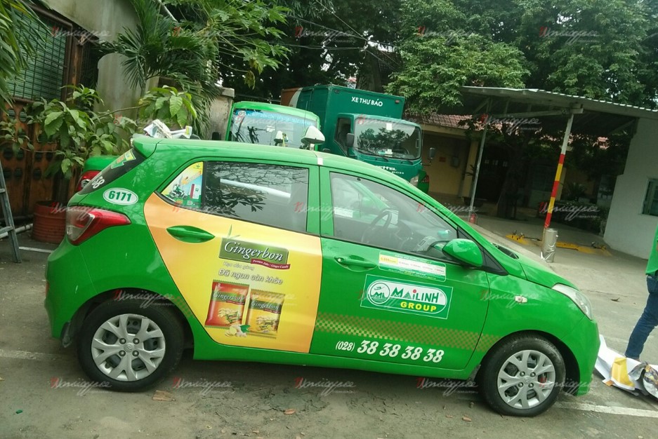 quảng cáo taxi cho kag