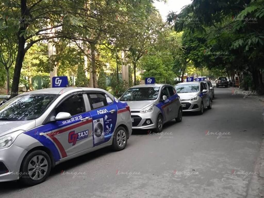 Quảng cáo trên taxi G7