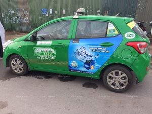 Quảng cáo trên taxi của Panasonic